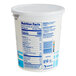 A Dannon Low-Fat Plain Yogurt container with a label.