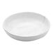 An American Metalcraft white marble bowl with a white background.