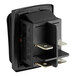 A black rectangular Estella On / Off switch with two gold terminals.