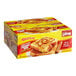 A box of Krusteaz Cinnamon Swirl French Toast with cinnamon swirl bread on the box.