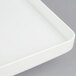 A white rectangular Nemco ShrimpPro feeder tray with a white edge.
