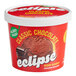 A close up of a box of Eclipse Foods Vegan Chocolate Ice Cream.