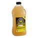 A plastic bottle of Lotus Plant Energy Lemonade concentrate with yellow liquid.