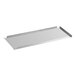 An Avantco stainless steel rectangular pan divider bar with metal corners.