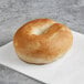 A Lender's plain bagel on a napkin.