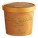 A container of Villa Dolce Sea Salt Caramel Gelato with a lid.