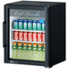 Turbo Air TGM-5SDB-N Super Deluxe Black Countertop Display Refrigerator with Swing Door Main Thumbnail 1