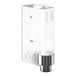 A white and silver Eccotemp L10 portable tankless water heater.