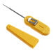 A yellow Taylor digital pocket thermocouple thermometer.