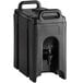 Cambro 250LCD110 Camtainers® 2.5 Gallon Black Insulated Beverage Dispenser Main Thumbnail 2
