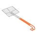 A Fryclone heavy-duty metal mesh skimmer with orange handles.