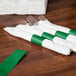 Green Self-Adhering Customizable Paper Napkin Band - 20000/Case Main Thumbnail 5