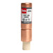 A copper tube with a white rubber cap on one end.