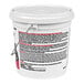 A white bucket of Hercules Regular Body High-Heat Furnace Cement with red writing on the label.