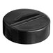 A black plastic dual flapper spice lid with 7 holes.