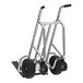A Valley Craft aluminum 4-wheel hand truck with a handle.