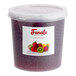 A plastic container of Fanale grape popping boba.