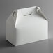 9 1/2" x 5" x 5" White Barn Take Out Lunch Box / Chicken Box - 125/Case Main Thumbnail 2