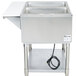 APW Wyott PST-2S Two Pan Exposed Portable Steam Table with Stainless Steel Legs and Undershelf - 1000W - Open Well, 120V Main Thumbnail 4