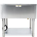 APW Wyott PST-2S Two Pan Exposed Portable Steam Table with Stainless Steel Legs and Undershelf - 1000W - Open Well, 120V Main Thumbnail 5