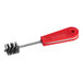 A red Oatey 3/4" fitting brush with a heavy-duty metal handle.