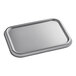 A silver rectangular tray with a Matfer Bourgeat stainless steel lid.