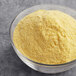 A bowl of Great Lakes Milling fine yellow cornmeal.