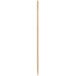A Royal Paper eco-friendly wood skewer with a long wooden handle.