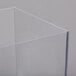 Cal-Mil 879-24 5" x 24" Square Clear Acrylic Accent Display Vase Main Thumbnail 5