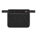 A black utility pouch with straps and pockets.