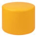 A yellow round Flash Furniture Nicholas ottoman.