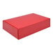 A red 1 1/2 lb. candy box with a white background.