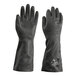 A pair of black Showa neoprene rough grip gloves.
