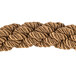An American Metalcraft braided bronze rope with chrome ends.