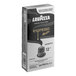 A box of 10 Lavazza Espresso Maestro Ristretto single serve capsules on a white background.