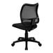 A Flash Furniture Alber black office chair with a mesh back.