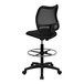 A Flash Furniture black office chair with a mesh back.