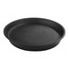 A graphite gray round pan with a lid.