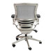 A Flash Furniture Warfield office chair with a black mesh seat and back and graphite silver frame.
