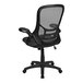 A Flash Furniture Porter dark gray office chair with a mesh back.
