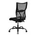 A Flash Furniture Hercules black office chair with mesh back.