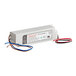 An Avantco LED light transformer, a white rectangular power supply with red and blue wires and a label.