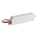 A white rectangular Avantco LED light transformer with red and black wires.