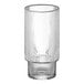 An Acopa Lore highball glass with a ribbed bottom and thin rim.