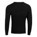 A back view of a Henry Segal black long sleeve sweater.