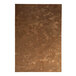 A brown rectangular H. Risch, Inc. menu cover with a metallic pattern.