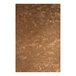 A brown paper menu cover with a metallic pattern.
