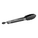 Choice 7" Silicone Tip Locking Tongs with a black and silver metal handle.