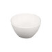 An Elite Global Solutions Maya cream melamine bowl with a white background.