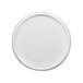 An Elite Global Solutions Maya cream melamine plate with a circular edge on a white background.